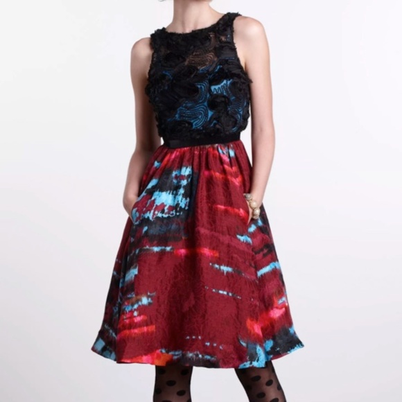 RARE Anthropologie Tracy Reese Coquette Matelasse Dress 0 XS MSRP $348 - Picture 2 of 7